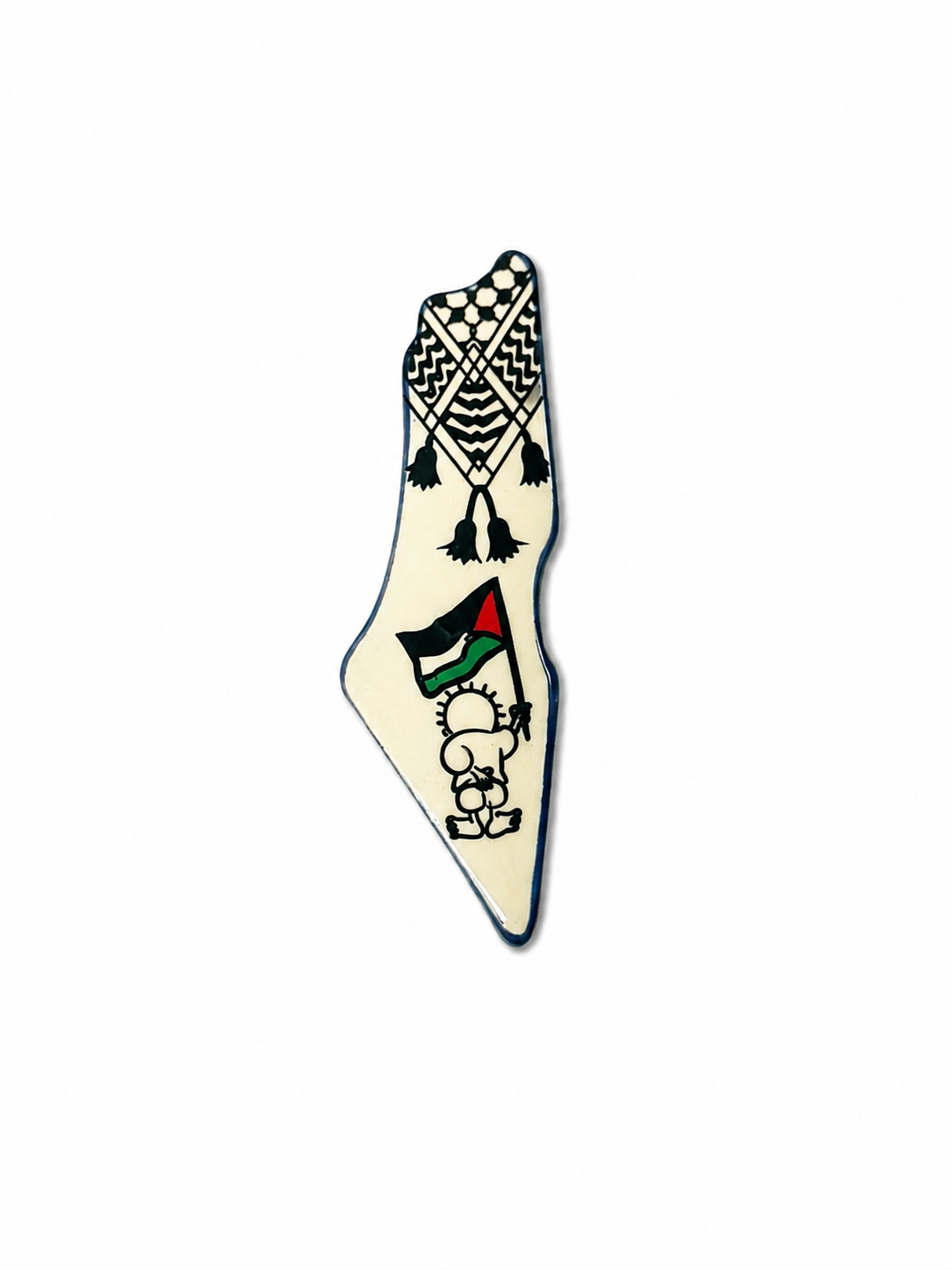 Handala Map Magnet