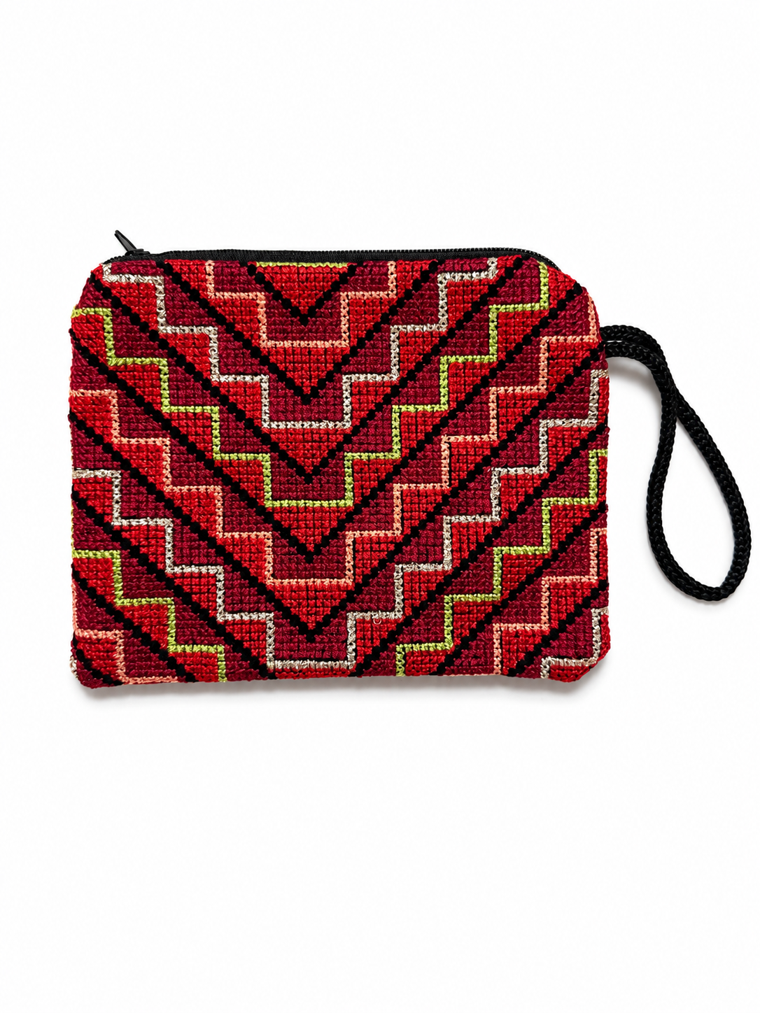 Tatreez Coin Pouch - Red