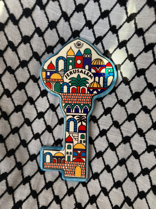 Ceramic Key of Return - Jerusalem