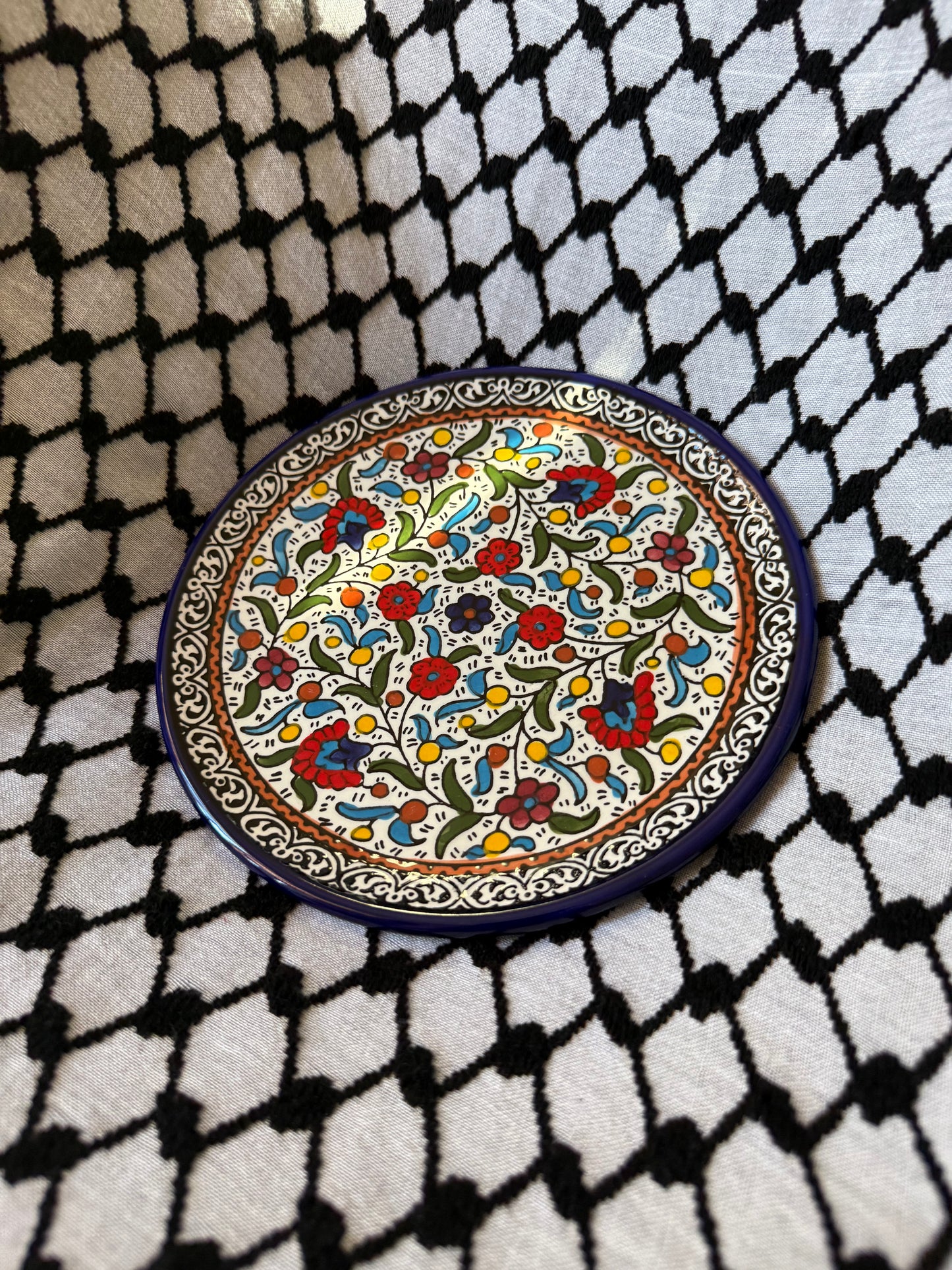 Ceramic Plate - Classic Floral