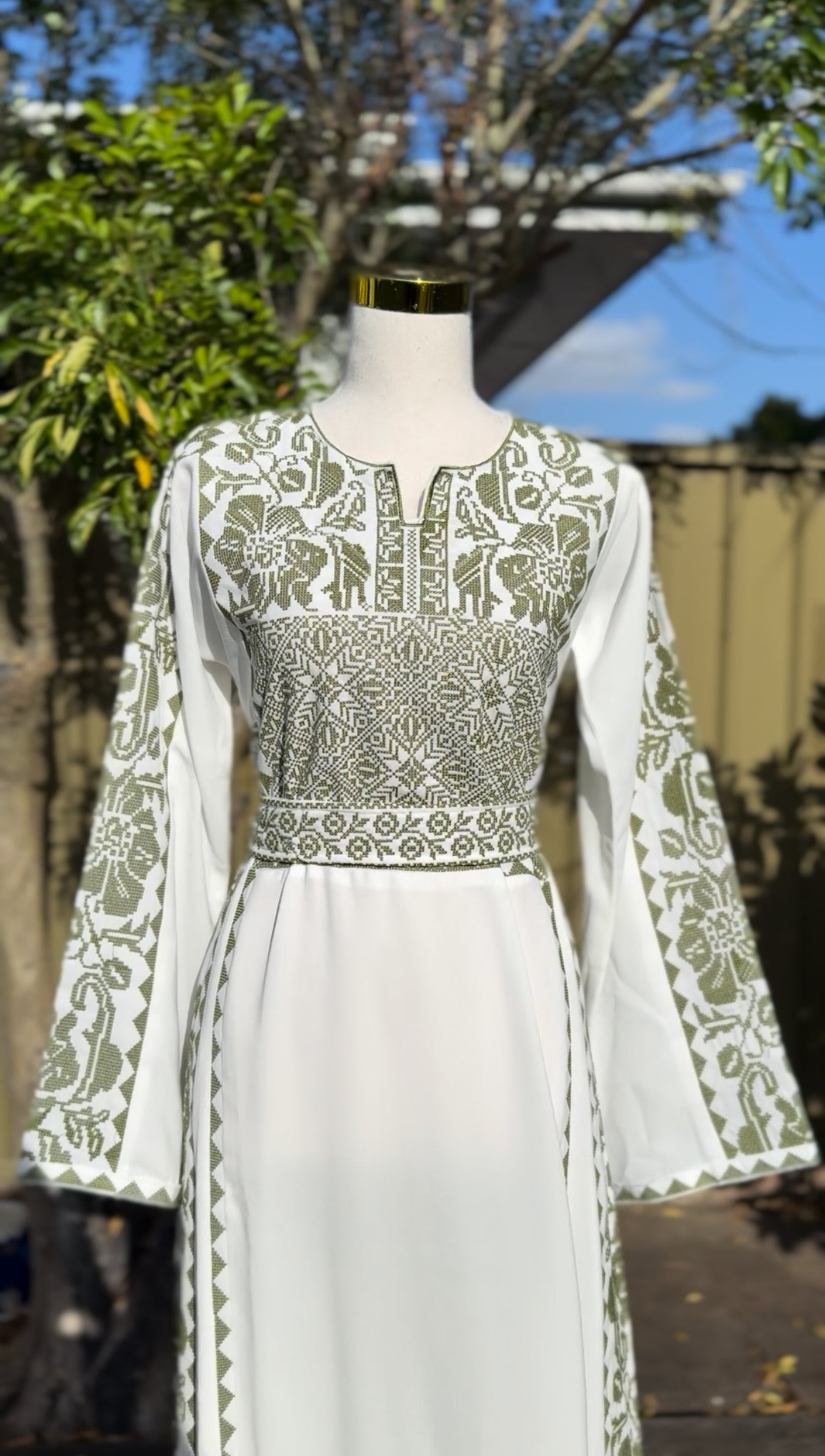 Green Nazla Thobe