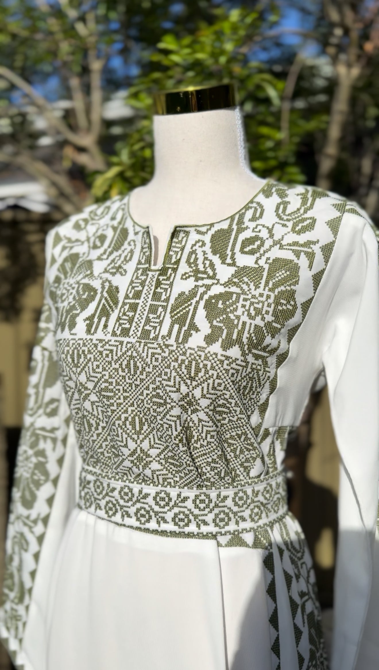Green Nazla Thobe