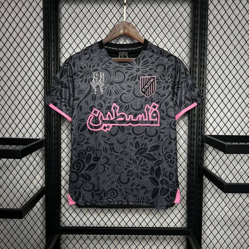 Pink and Grey Palestine Jersey