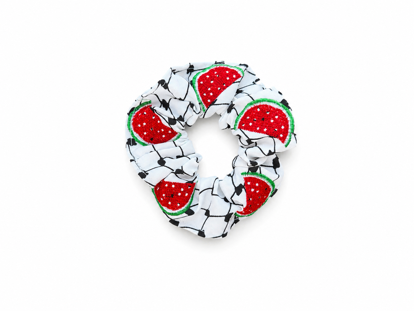 Kuffiyeh Scrunchie - Watermelon