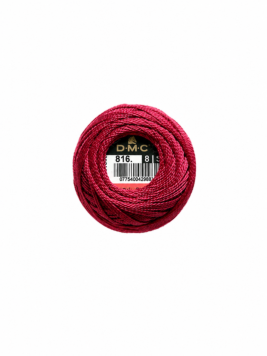 Perle Cotton 8 - DMC 816 Red