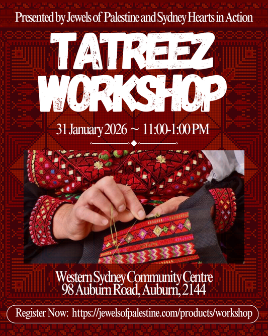 Tatreez Workshop - 31 January, 2026