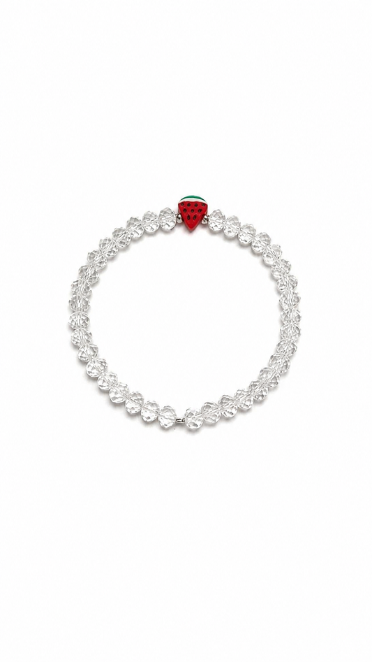 Watermelon Bracelet - White