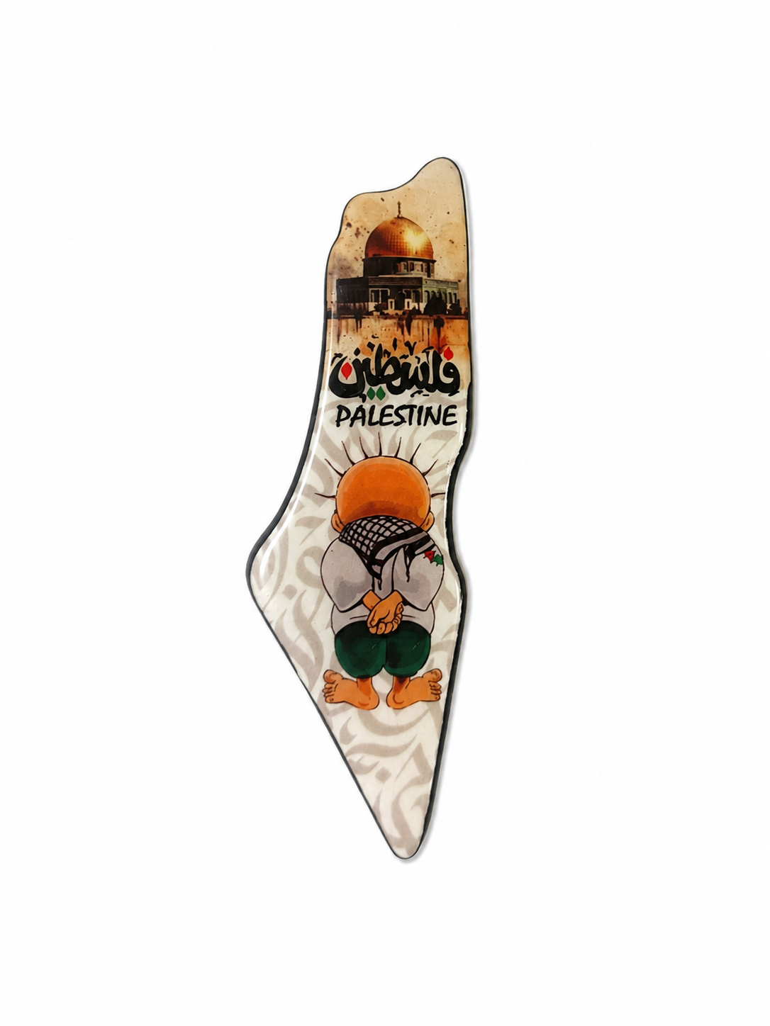 Handala & Al Aqsa Map Magnet