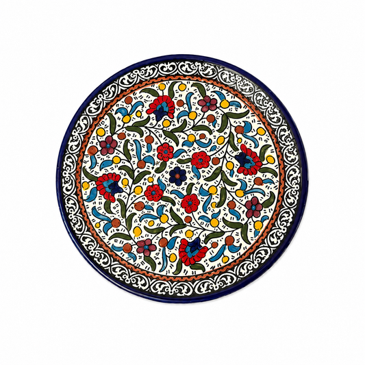 Ceramic Plate - Classic Floral