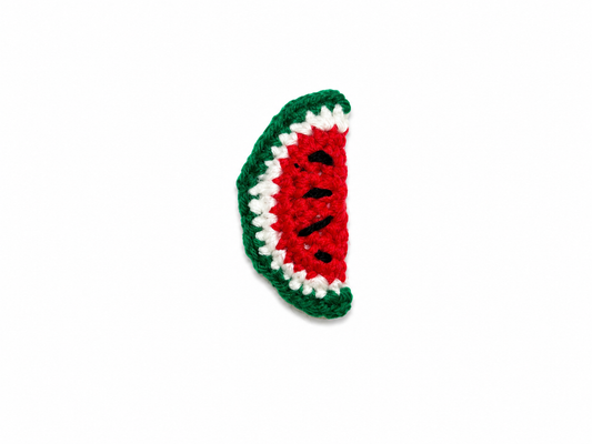 Hand Crotched Watermelon Pin