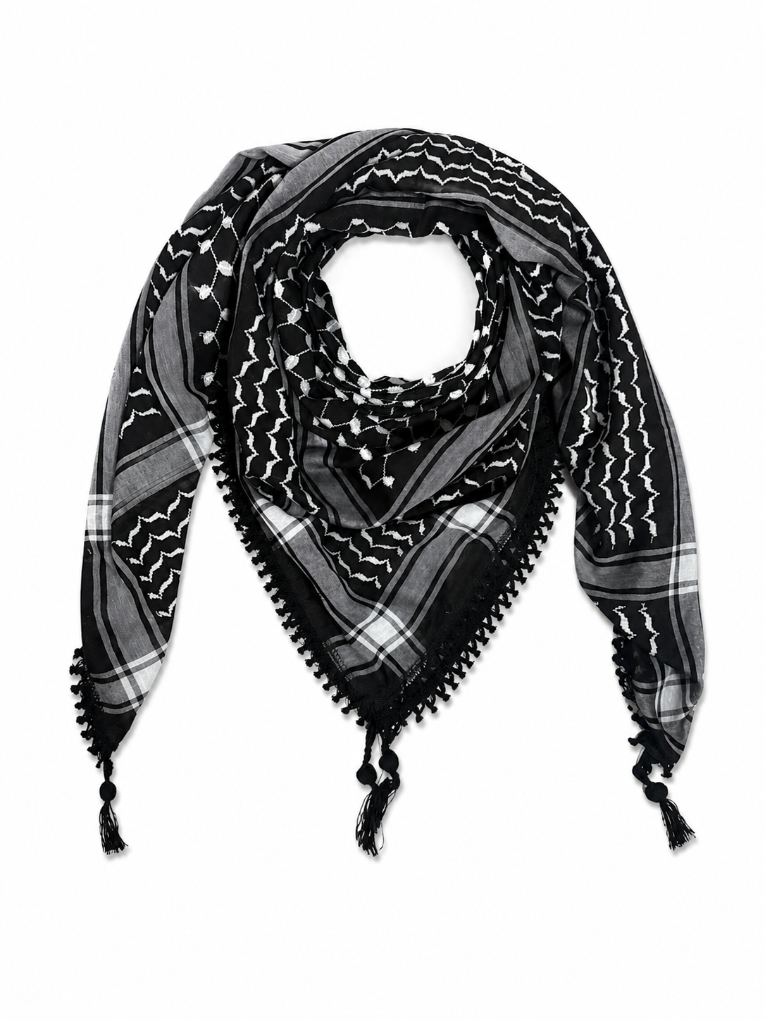 Black and White Kuffiyeh