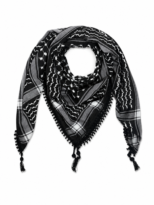 Black and White Kuffiyeh