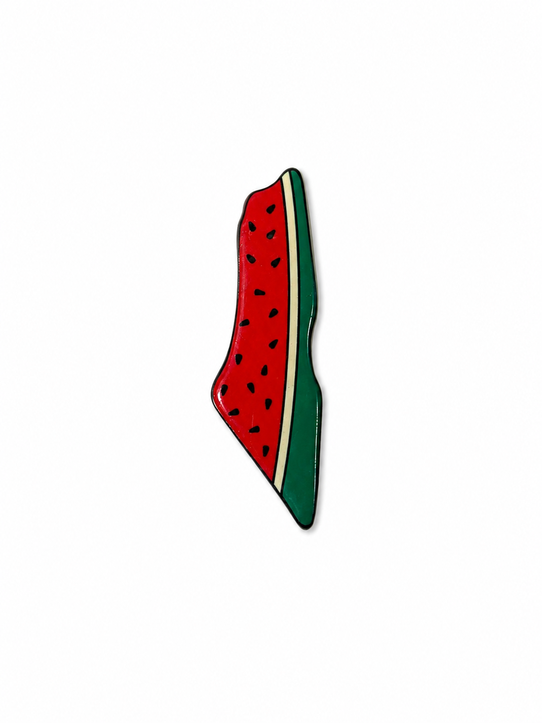 Watermelon Map Magnet