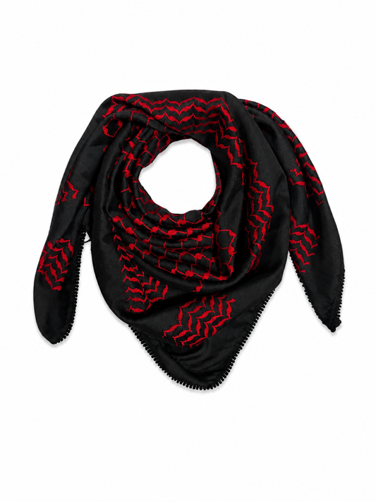 Red and Black Kuffiyeh