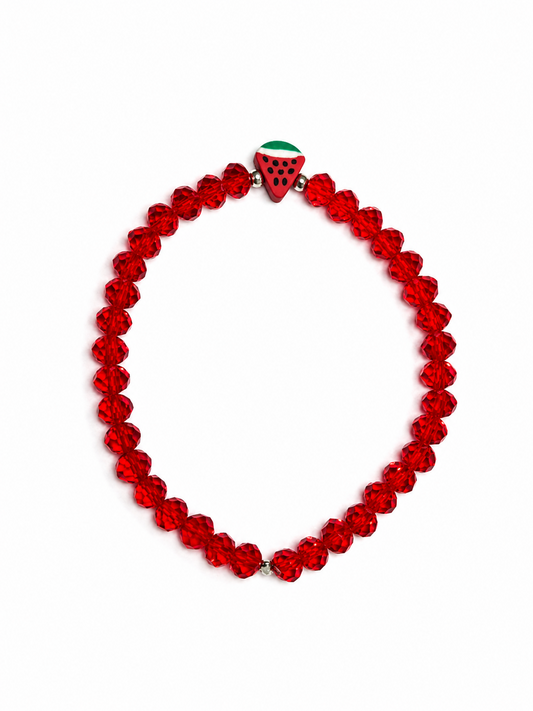 Watermelon Bracelet - Red