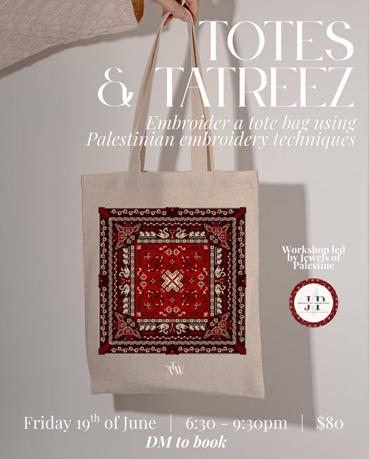 Tatreez and Totes Workshop