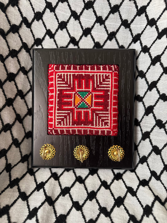 Key Hanger - Hand Embroidered