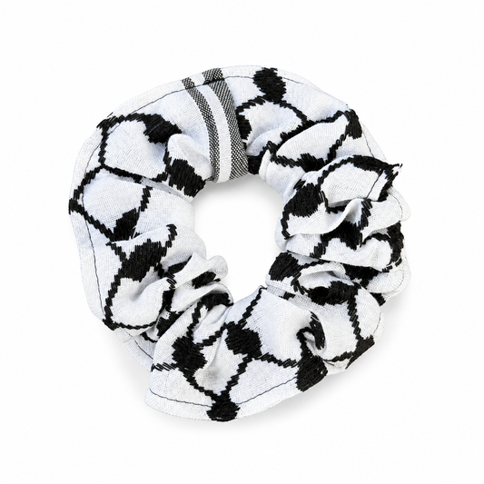 Kuffiyeh Scrunchie - Black