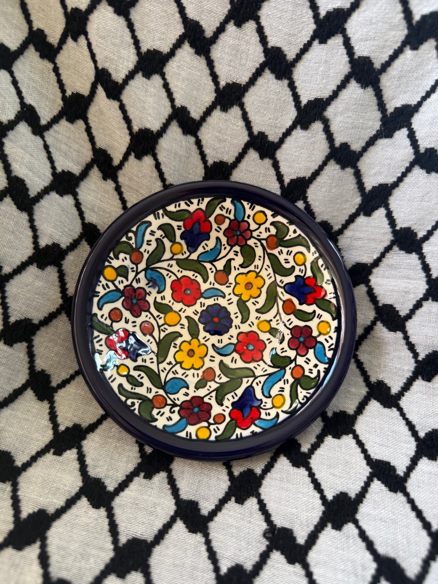 Ceramic Small Plate - Classic Floral