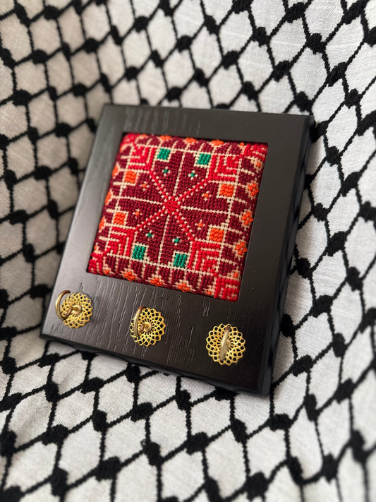 Key Hanger - Hand Embroidered