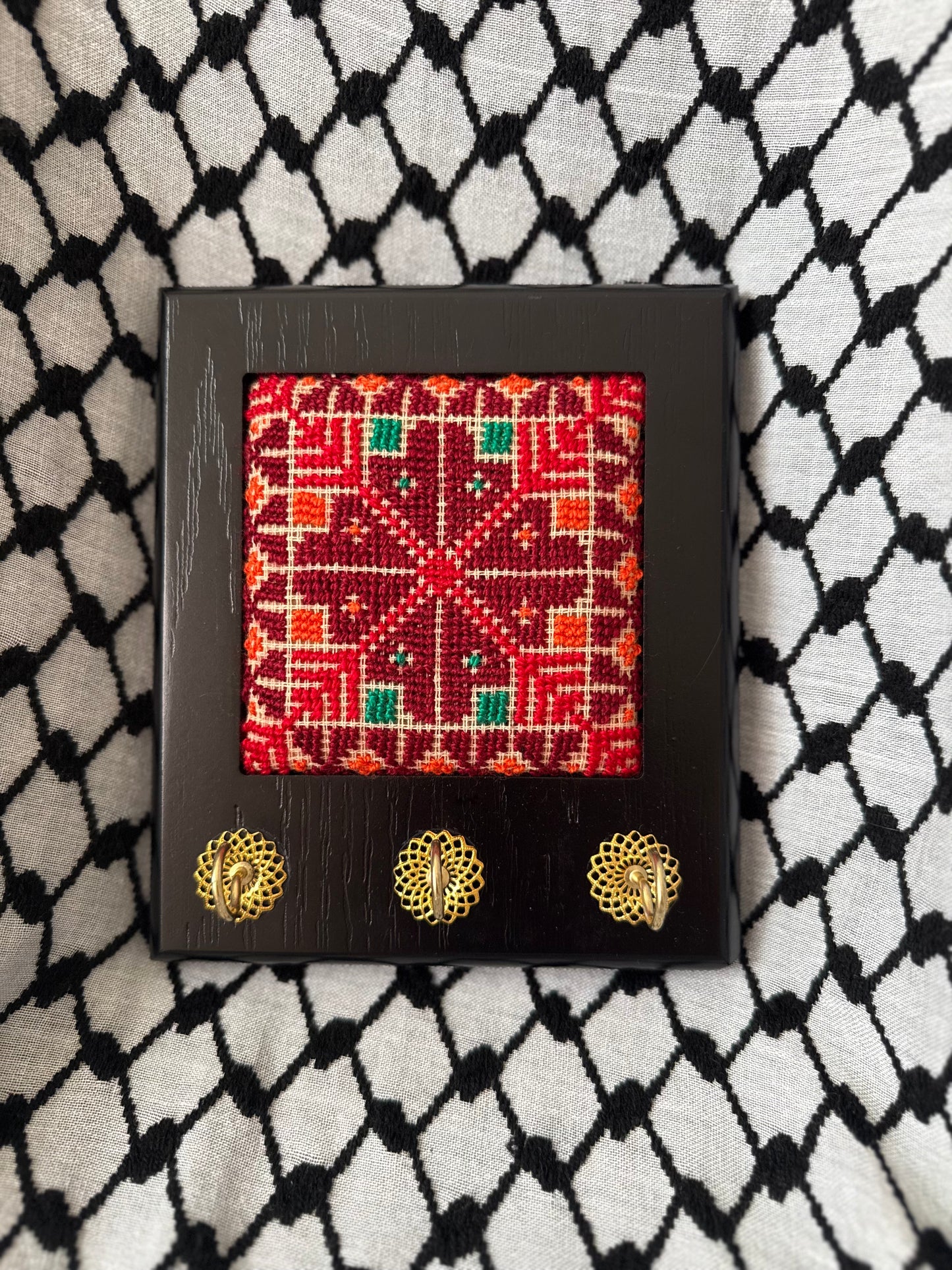 Key Hanger - Hand Embroidered