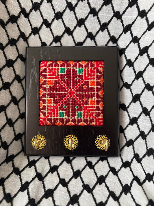 Key Hanger - Hand Embroidered