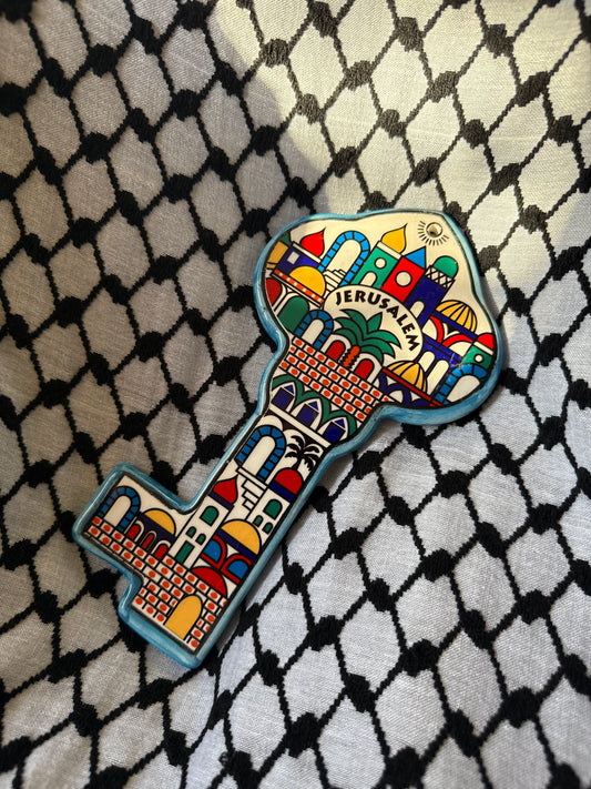 Ceramic Key of Return - Jerusalem