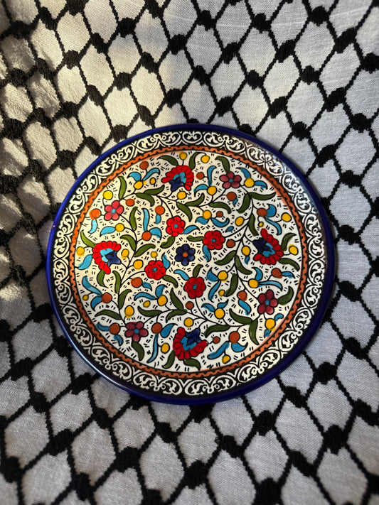 Ceramic Plate - Classic Floral