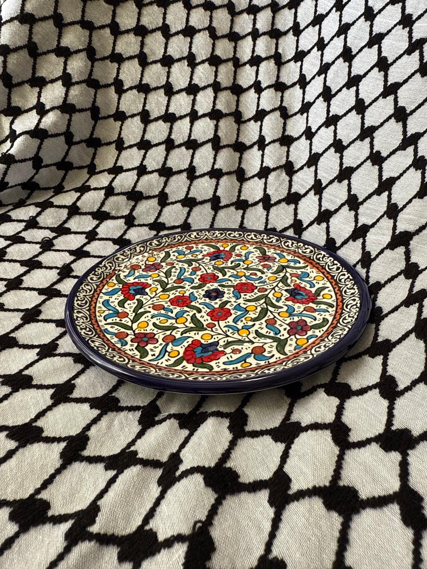 Ceramic Plate - Classic Floral