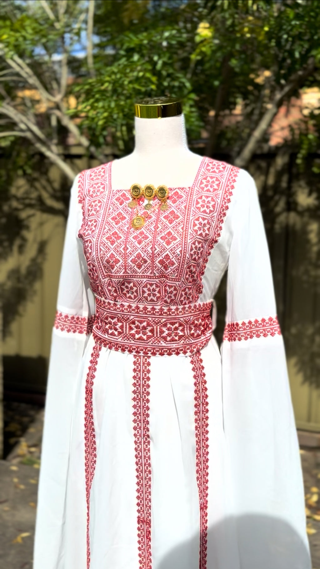 Red Safad Thobe