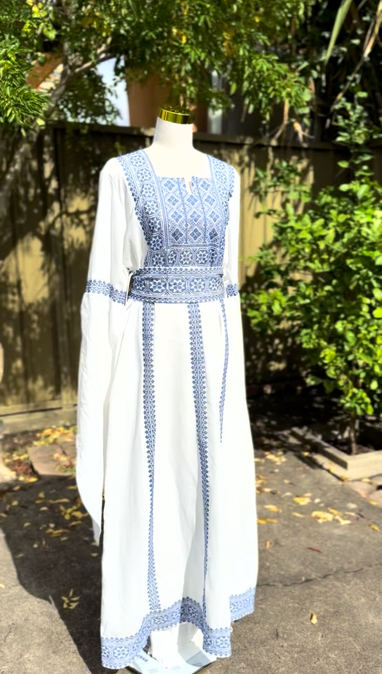 Blue Safad Thobe