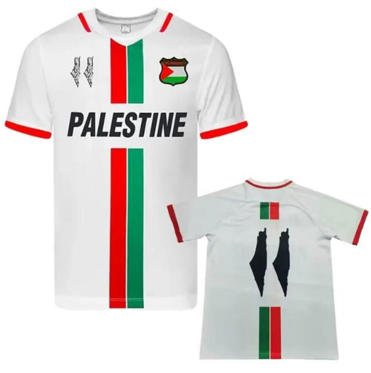 White Palestine Jersey