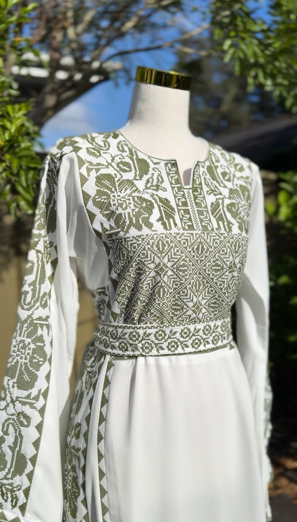 Green Nazla Thobe