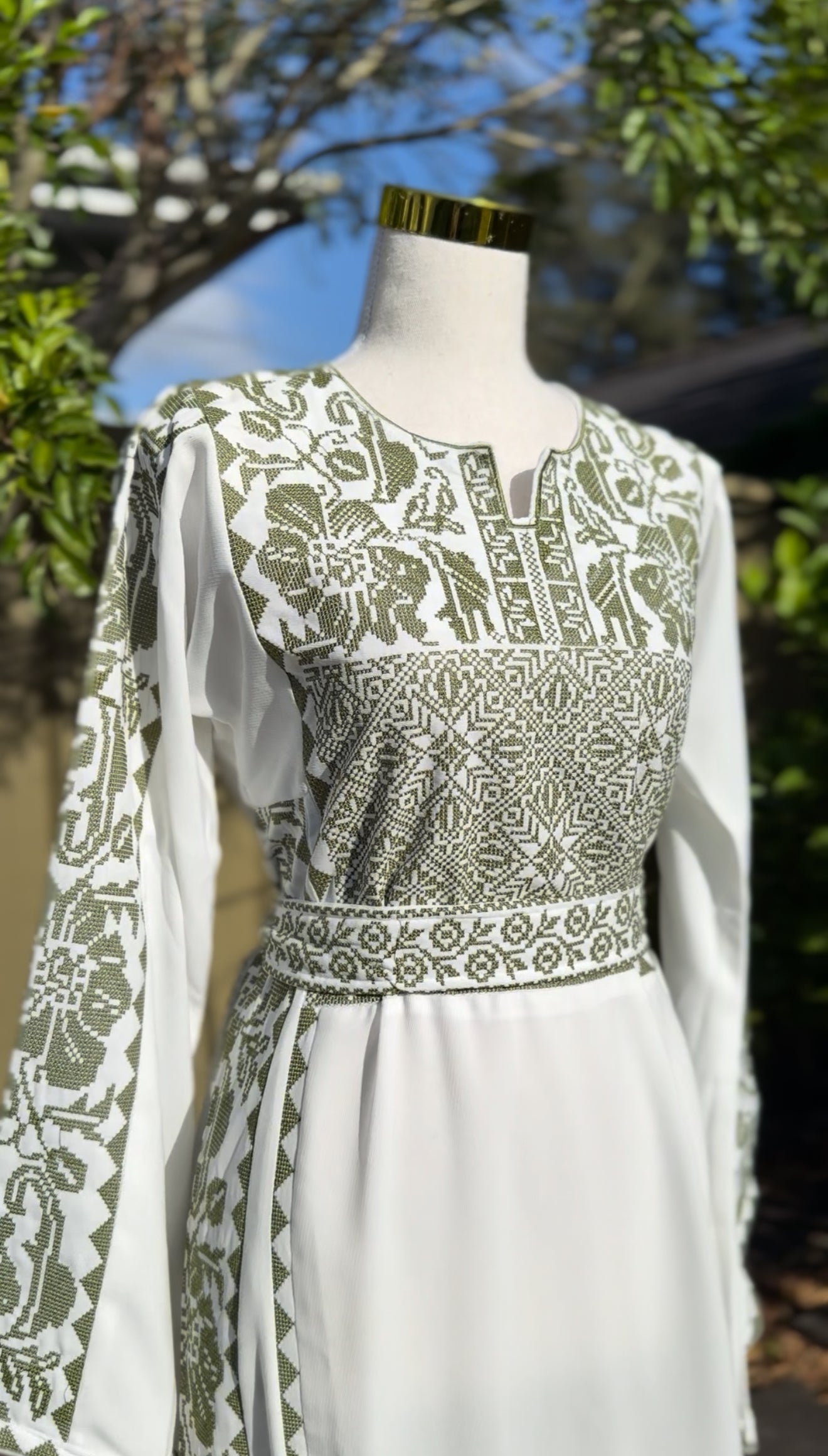 Green Nazla Thobe