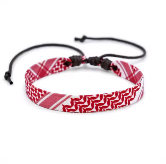 Kuffiyeh Bracelet - Red
